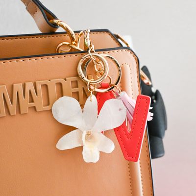 Orchid Bag Charm