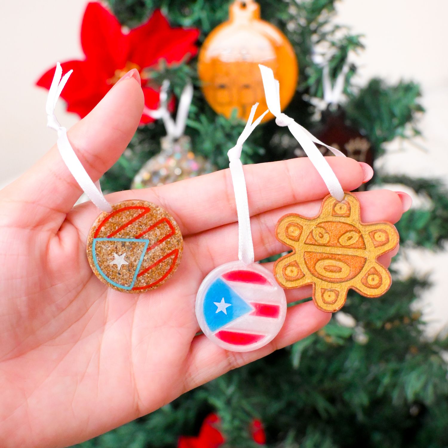 Mini Puerto Rico ornaments