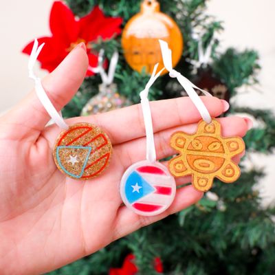 Mini Puerto Rico ornaments
