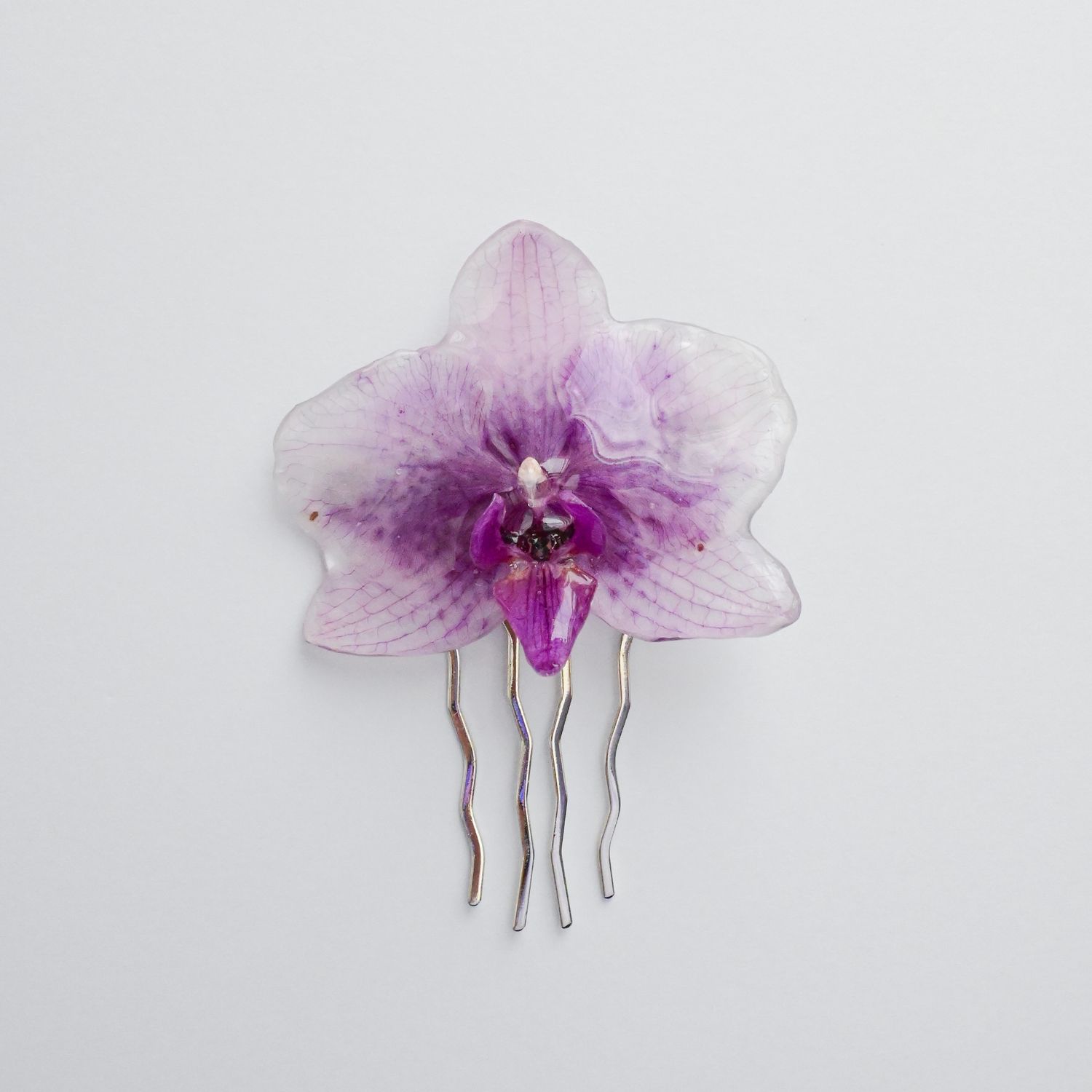Purple II Orchid Hair Clip/Pin