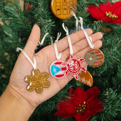 Mini Puerto Rico ornaments