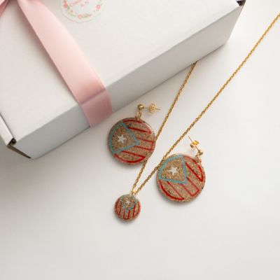 Puerto Rico Beach jewelry Gift set Puerto Rico Beach jewelry Gift set