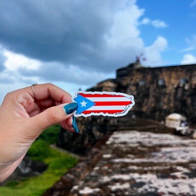 Bandera Puerto Rico- Sticker