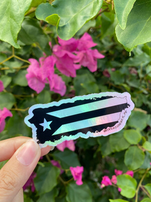 Bandera PR Holographic Sticker