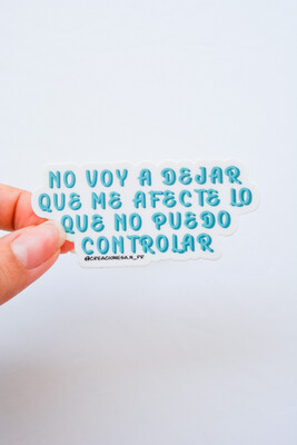 No Voy A Dejar… Sticker