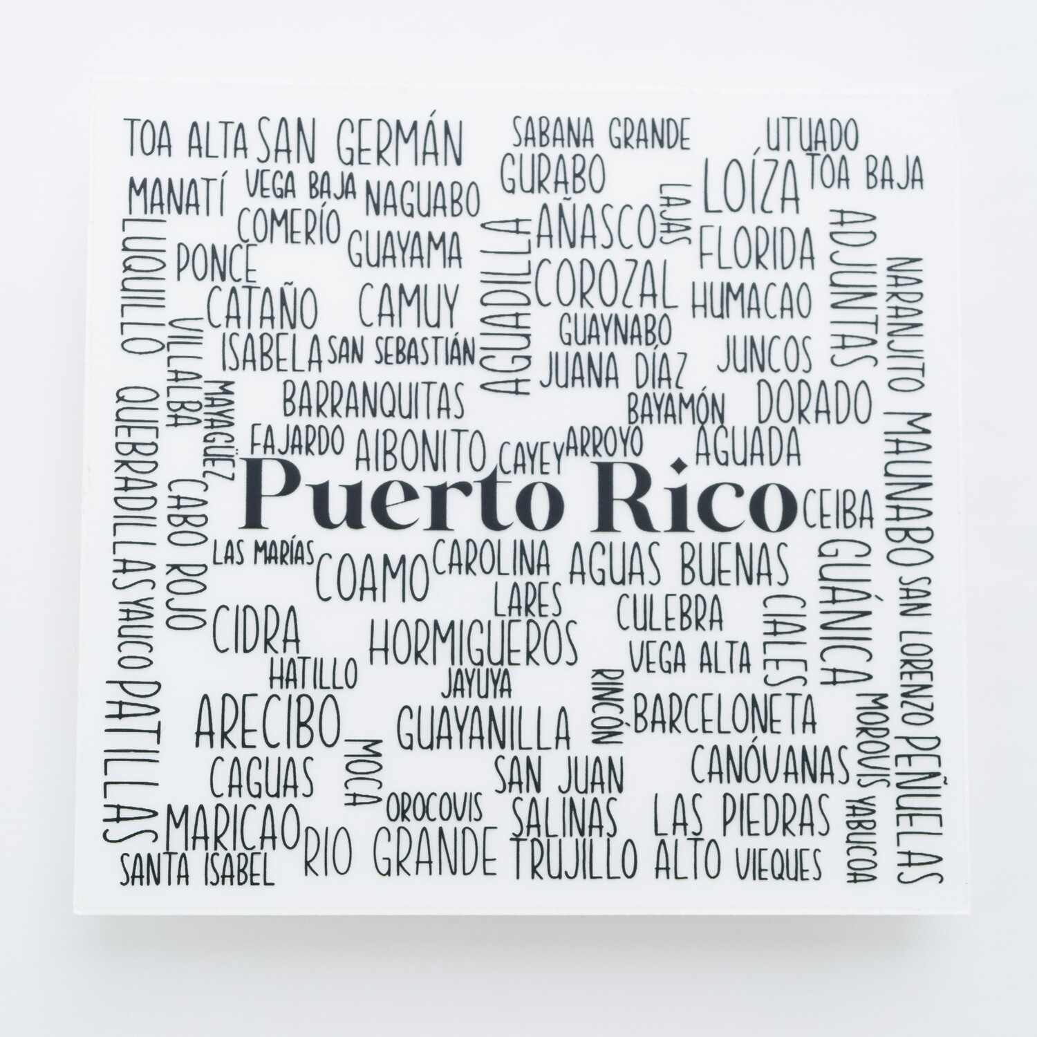 Pueblos PR Clear XL Sticker