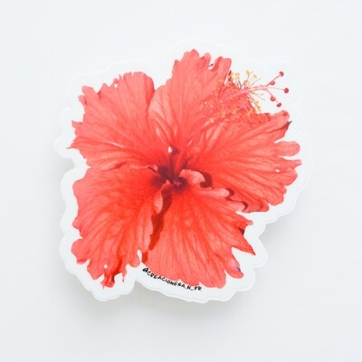 Amapola Sticker- Red