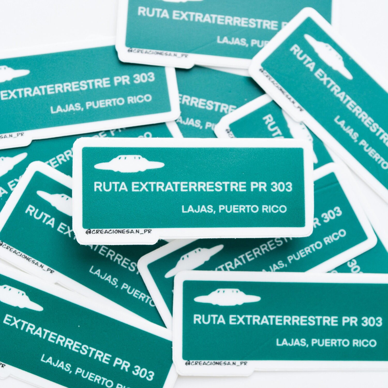 Lajas Sticker - Ruta Extraterrestre