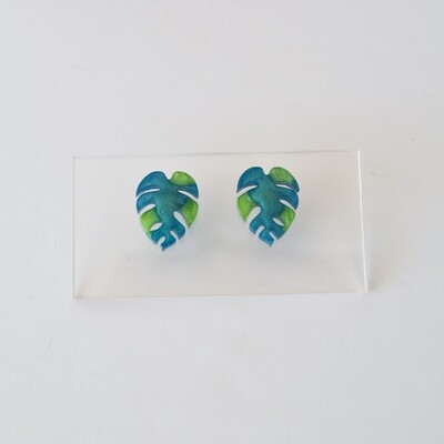 Monstera studs