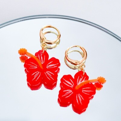 Amapola Huggie Earrings