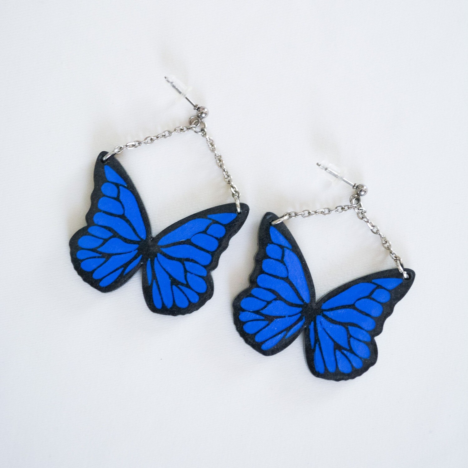 Blue Butterfly Earrings