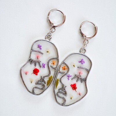 Bloom Face Earrings