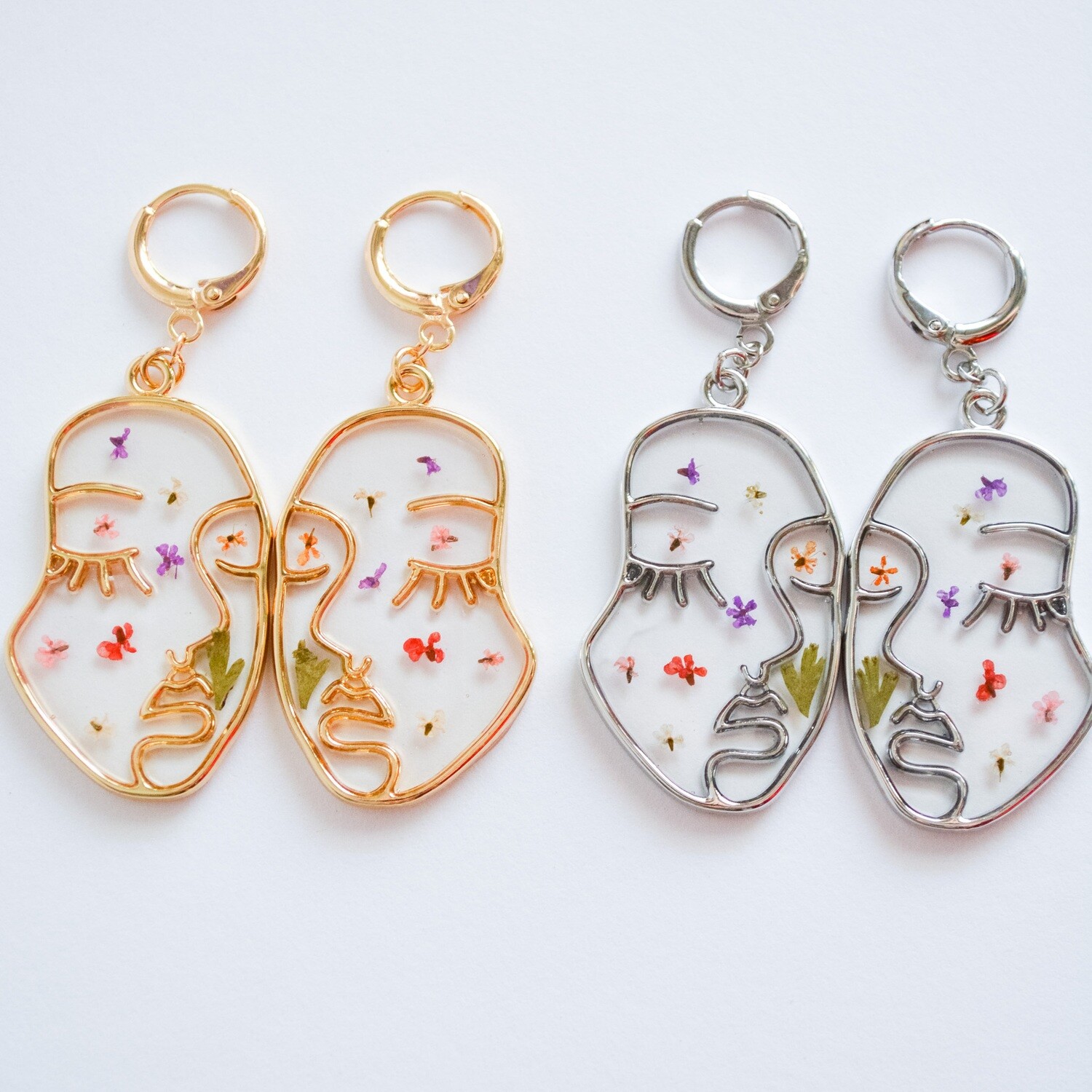 Bloom Face Earrings