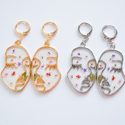 Bloom Face Earrings