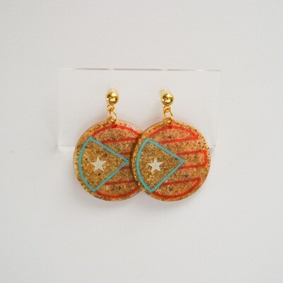 Bandera PR Beach Earrings