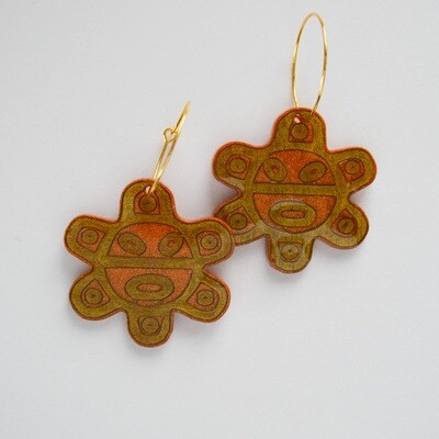 Sol Taino Hoop Earrings