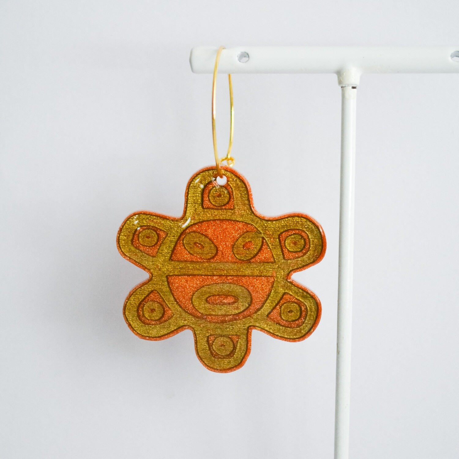 Sol Taino Hoop Earrings