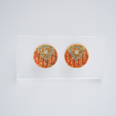 Bandera PR Beach Studs
