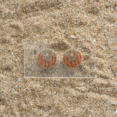 Bandera PR Beach Studs