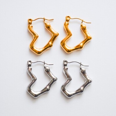 Drip Heart Hoops
