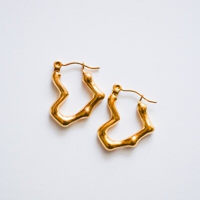 Drip Heart Hoops