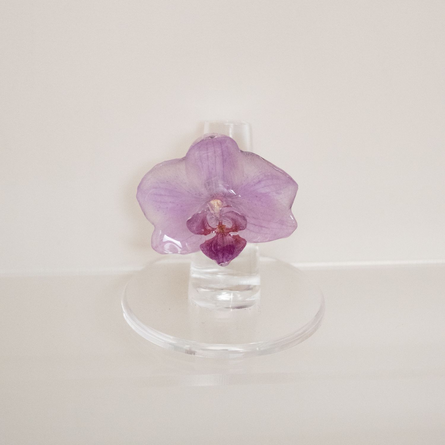 Purple orchid ring -II