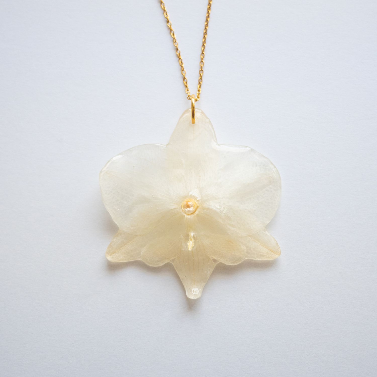 White Orchid Necklace II