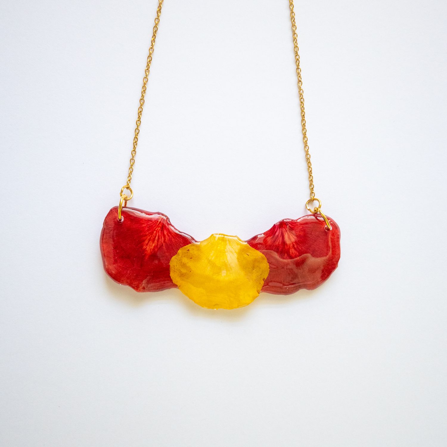 Flamboyán triple necklace