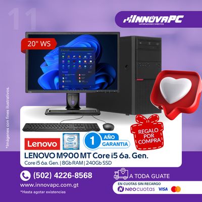 Combo LENOVO M900 MT Core i5 6a. Gen