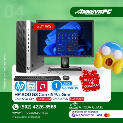 Combo HP 800 G3 Core i5 9a. Gen Combo HP 800 G3 Core i5 9a. Gen