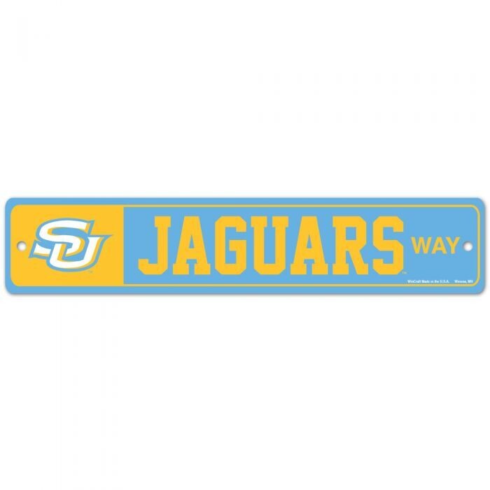SU Jaguars Street Sign