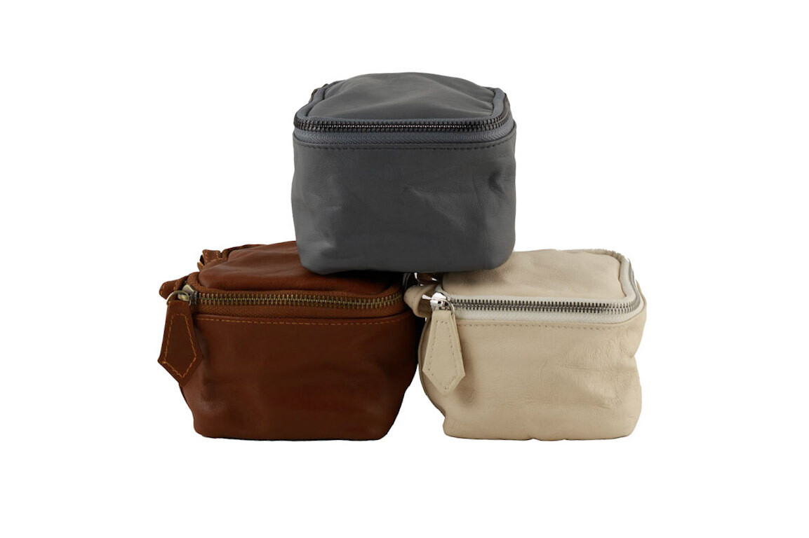 Kosmetiktasche Leder SUNGI