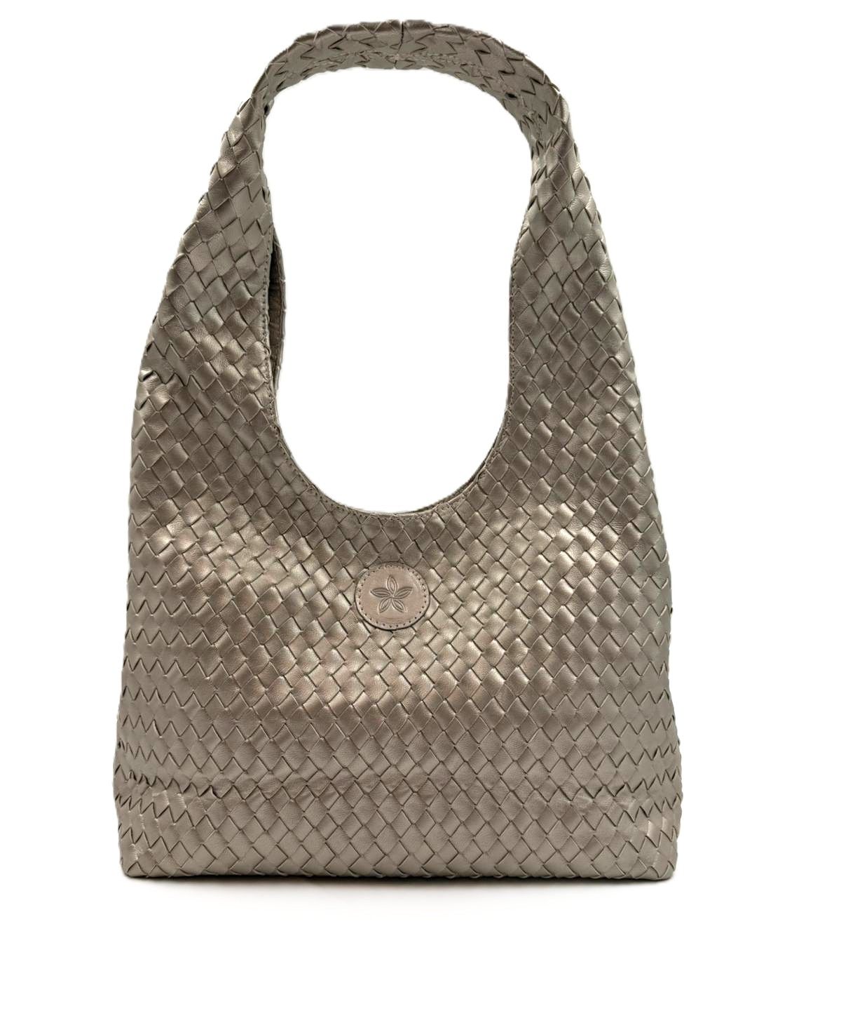 Handgeflochtene Ledertasche MENGWI