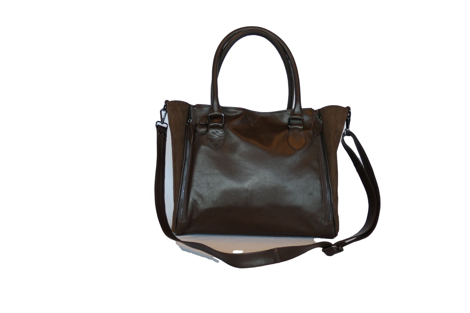 KINTAMANI Shopper Leder KINTAMANI Shopper Leder, Farbe: dark chocolate suede