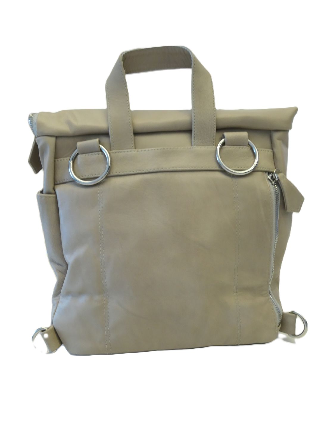 GOA GAJAH 2 in 1 mittlerer Rucksack & Handtasche aus Echtleder