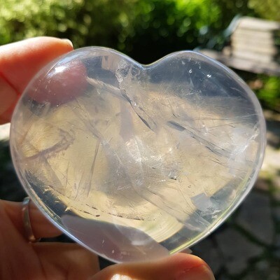 Girasol Quartz Crystal Heart