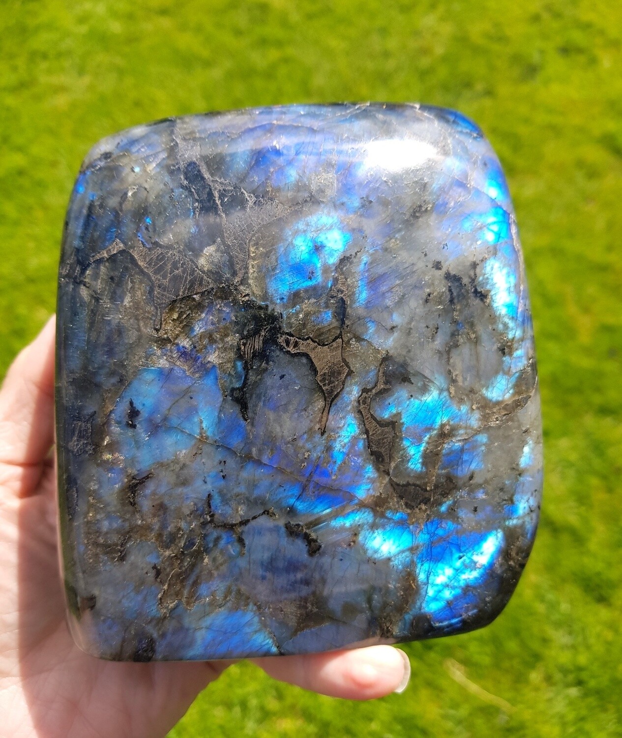Large Blue Labradorite Crystal