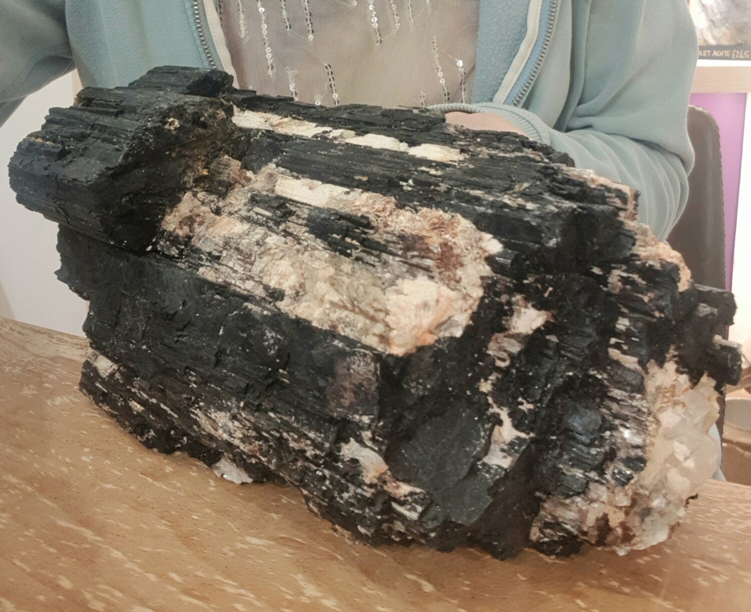 Large Black Tourmaline Crystal
