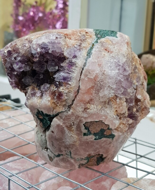Large Pink Amethyst Crystal