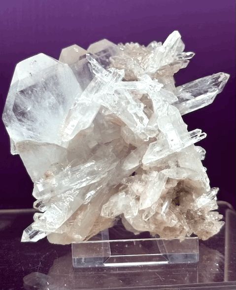 &#39;Sacred Rose&#39; Pink Lemurian Quartz