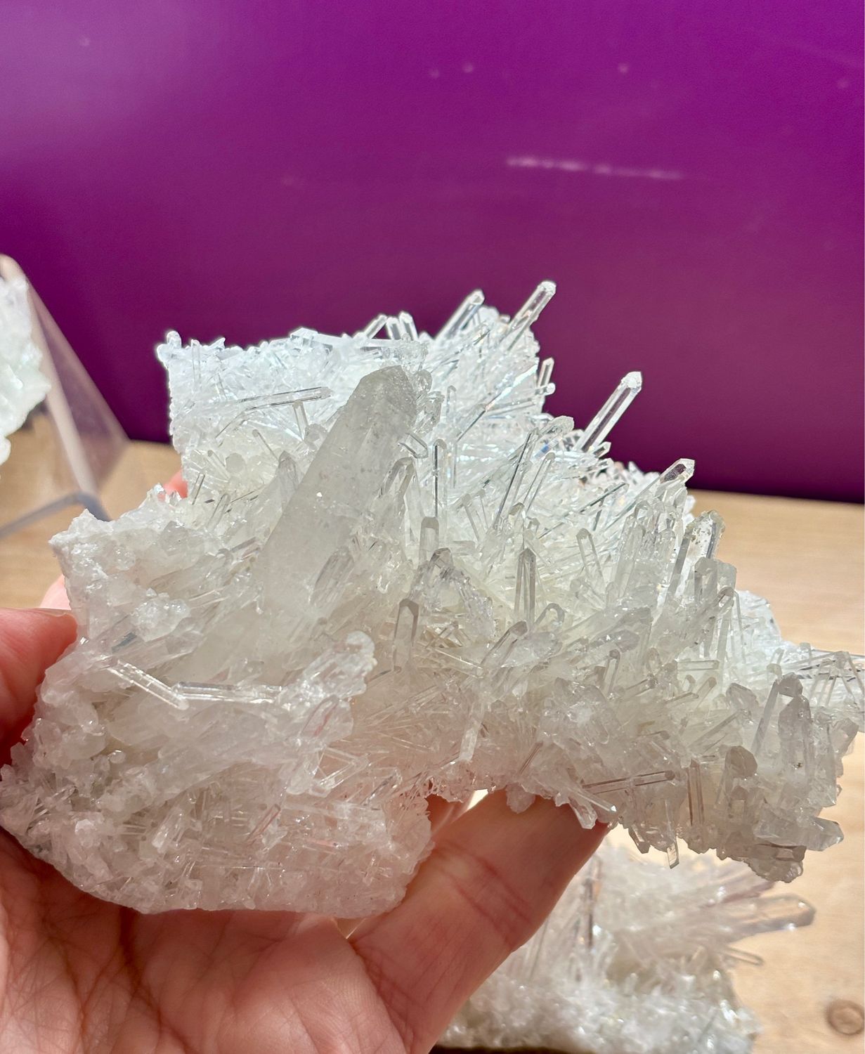 Large Needle Quartz Cluster