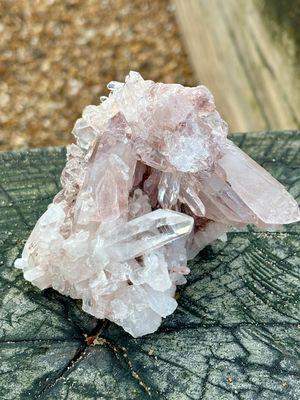 &#39;Sacred Rose&#39; Large Pink Lemurian Quartz