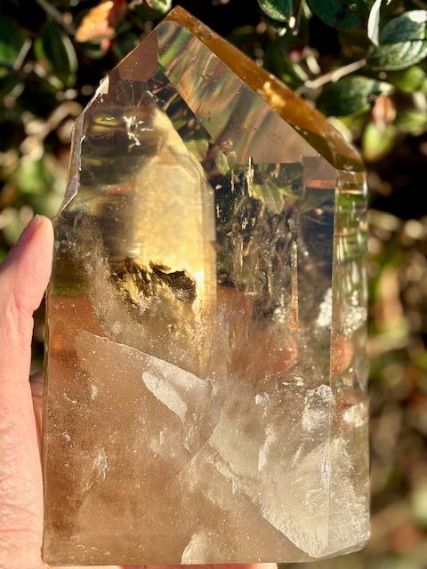 Large Natural Citrine Point