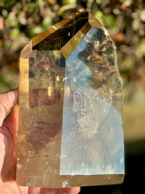 Large Natural Citrine Point