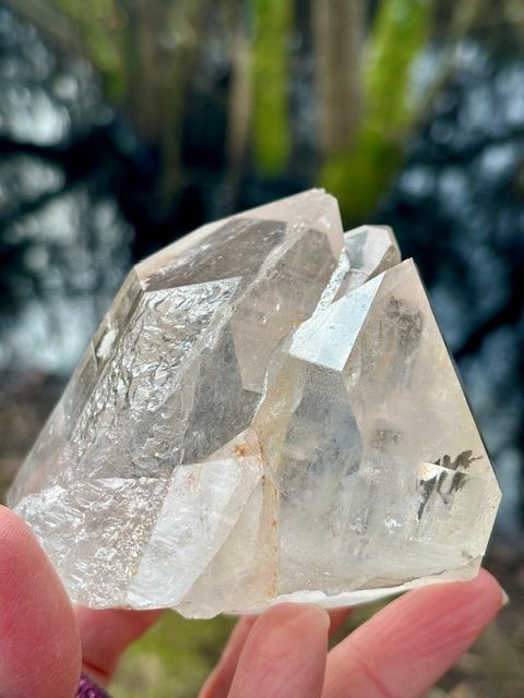 Large Clear Quartz Point Cluster