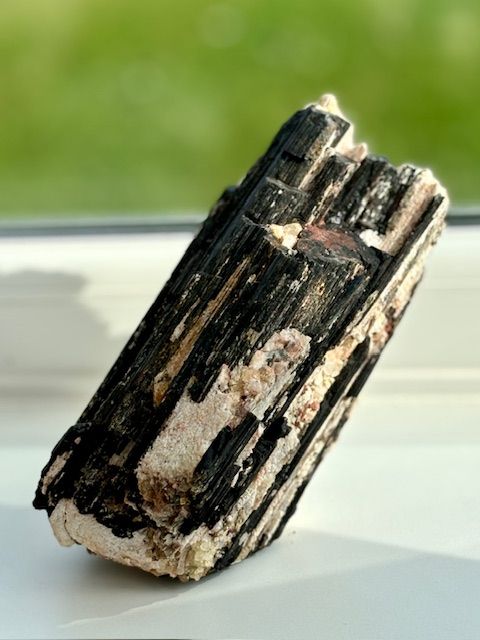 Large Black Tourmaline Crystal