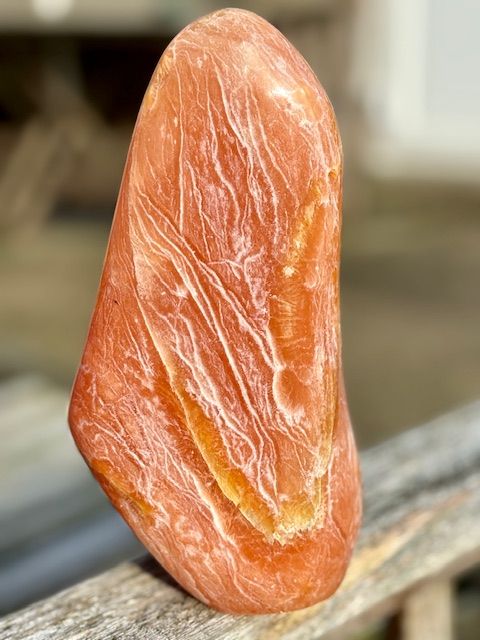 Large &#39;Orchid&#39; Orange Calcite
