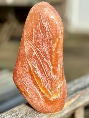 Large &#39;Orchid&#39; Orange Calcite