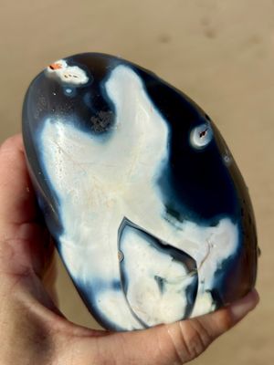 Large Orca Agate Crystal