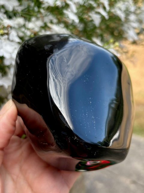 Large Black Obsidian Freeform